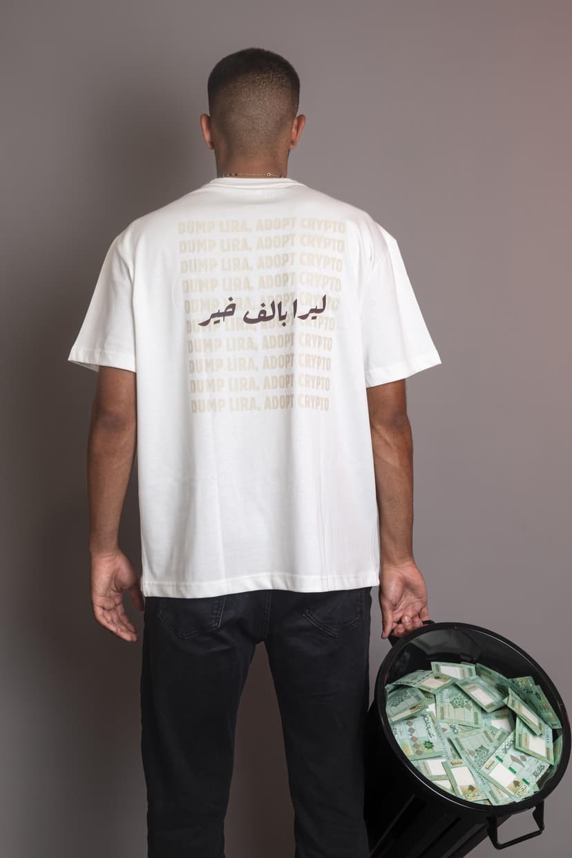 Dump Lira Adopt Crypto t-shirt image 1
